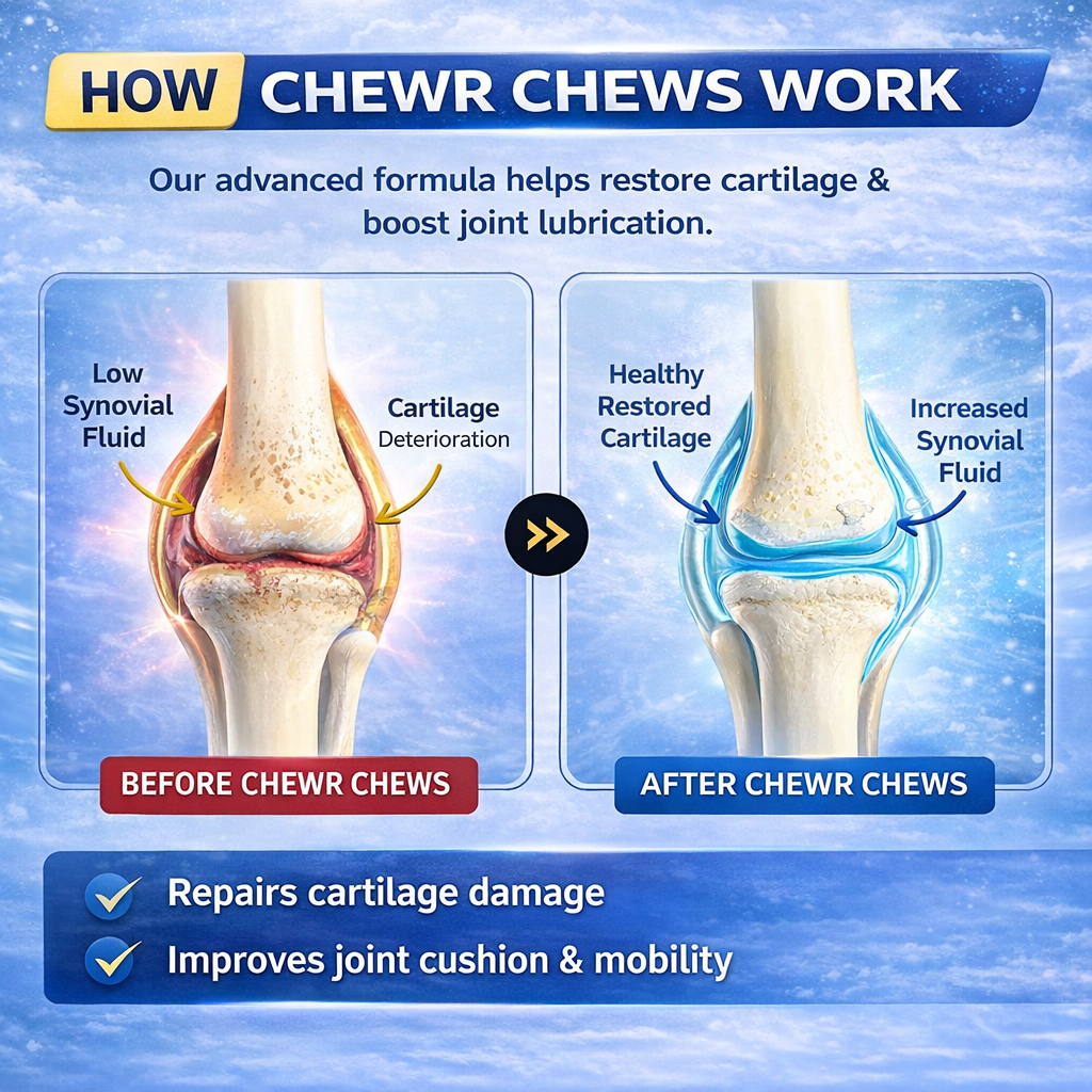 Hip & Joint Care Chews – dog joint supplement for mobility
